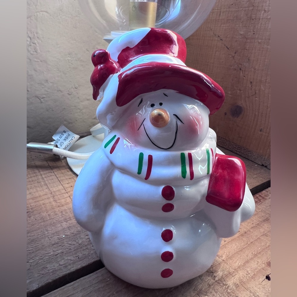 Snowman decor for table or shelves